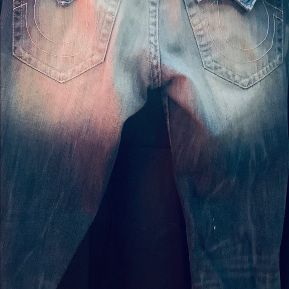 RED-STITCH PATCH TRUE RELIGION JEANS - Picture 5 of 8